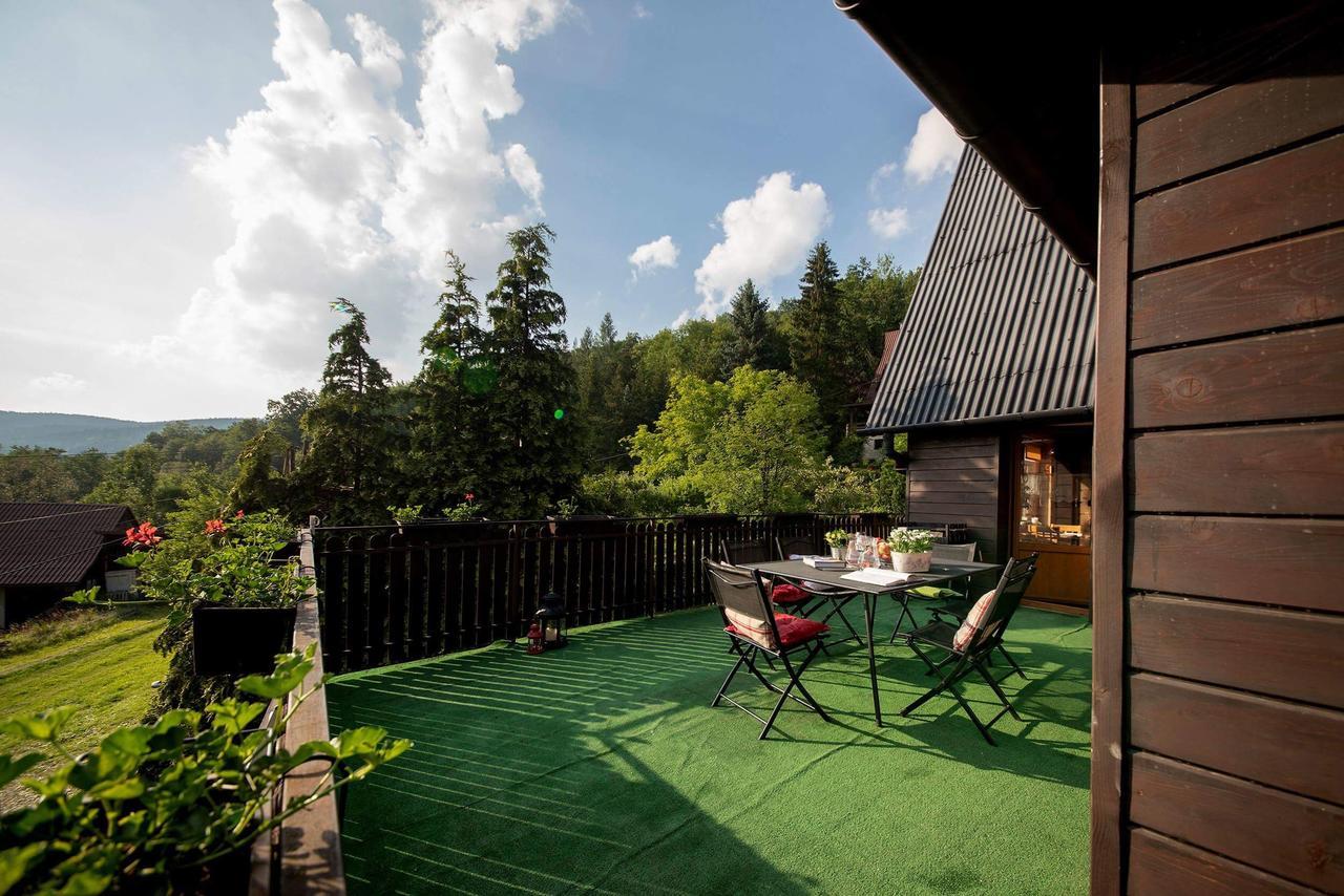 Willa Karolinka Stroza - Pet Friendly Myslenice Ngoại thất bức ảnh
